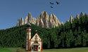 FSC scenario Dolomiti 3D X-Plane vista esterna 108 chiesa